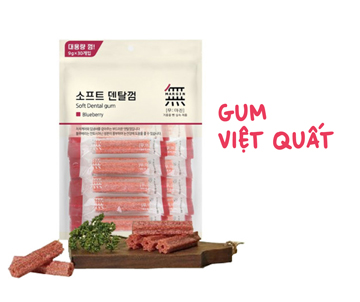 Gum việt quất chăm sóc răng miệng Bowwow