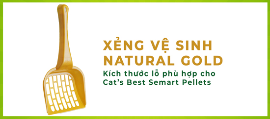 Xẻng vệ sinh Cat's Best Natural Gold