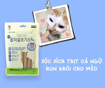 Xúc xích cho mèo Meowow - Cá ngừ