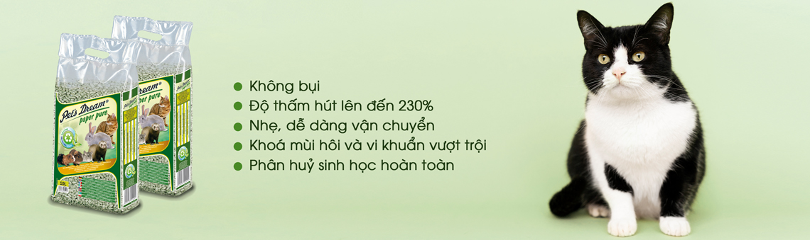 Cát giấy Pet's Dream lợi ích nổi bật