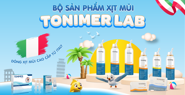 Sự khác biệt giữa xịt mũi nước biển sâu Tonimer Lab các loại xịt mũi khác?