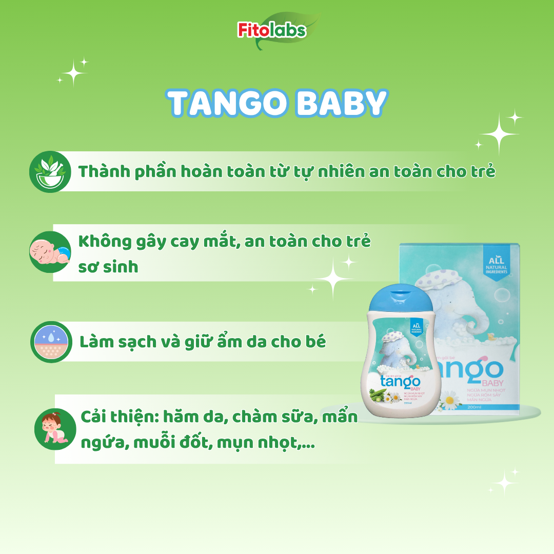 Tango Baby - Sữa tắm gội cho bé