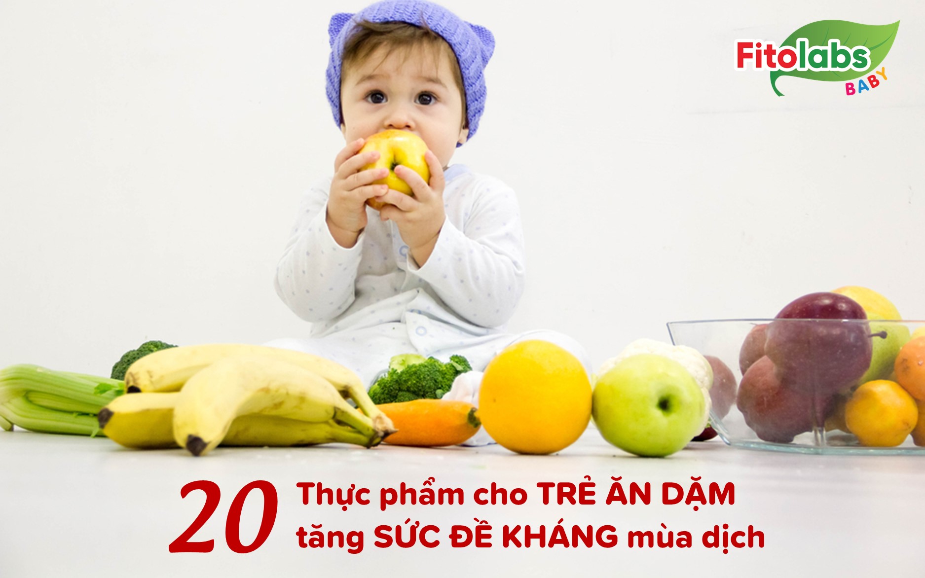 Top 20 thực phẩm cho trẻ ăn dặm tăng sức đề kháng mùa dịch mẹ cần biết | Fitolabs