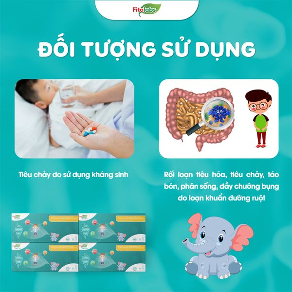 đối tượng dùng men vi sinh Bacipro
