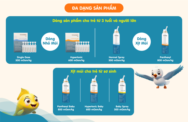 tonimer - đa dạng sản phẩm
