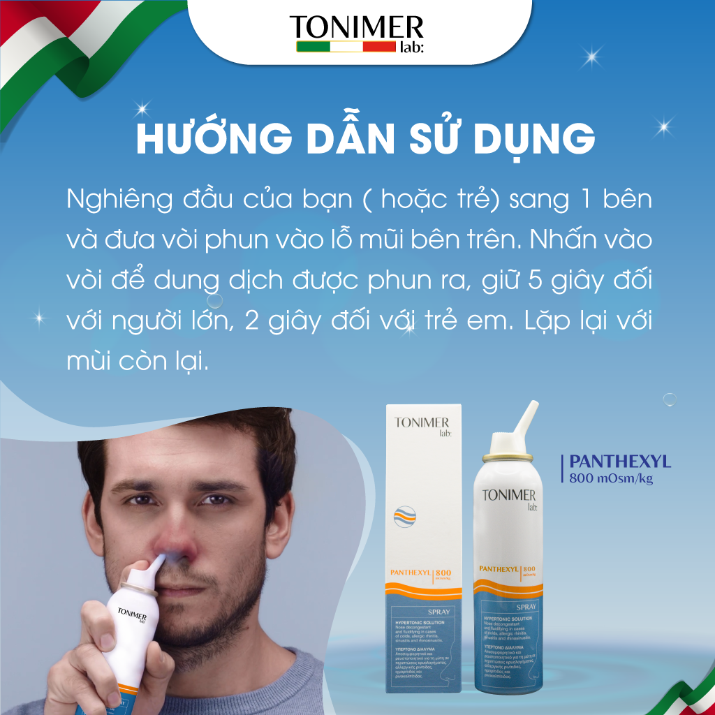 cách dùng tonimer panthexyl