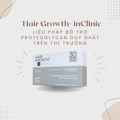 TẠM BIỆT NỖI LO RỤNG TÓC VỚI LIỆU PHÁP BỔ TRỢ PROTEOGLYCAN