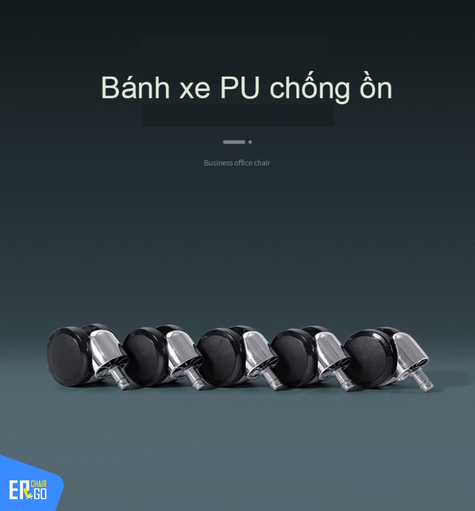 Ghế công thái học Sihoo M57 có chân ghế hợp kim nhôm 5 chấu chắc chắn, bánh xe PU chống ồn