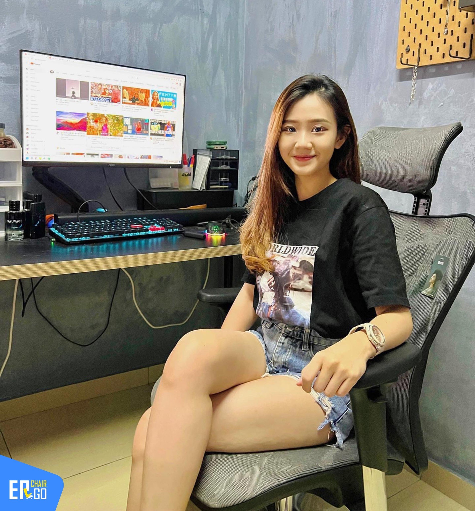 Hình ảnh thực tế của Ghế công thái học Sihoo M57