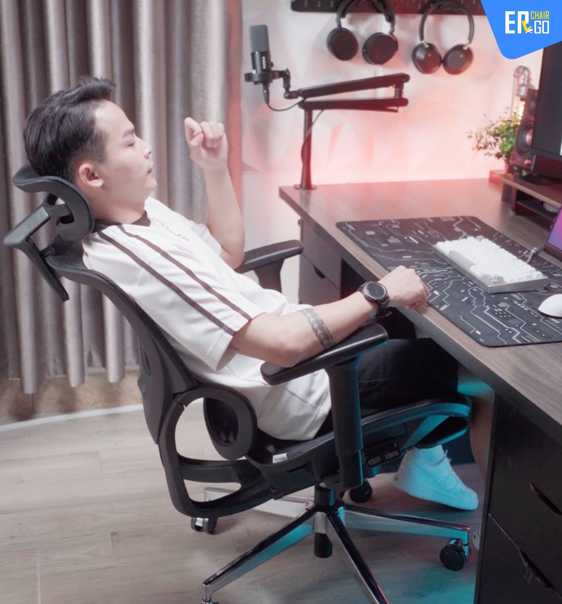Ghế công thái học Bchair B-102A được Bảo hành chính hãng 5 năm, sử dụng bền vững và an tâm dài lâu