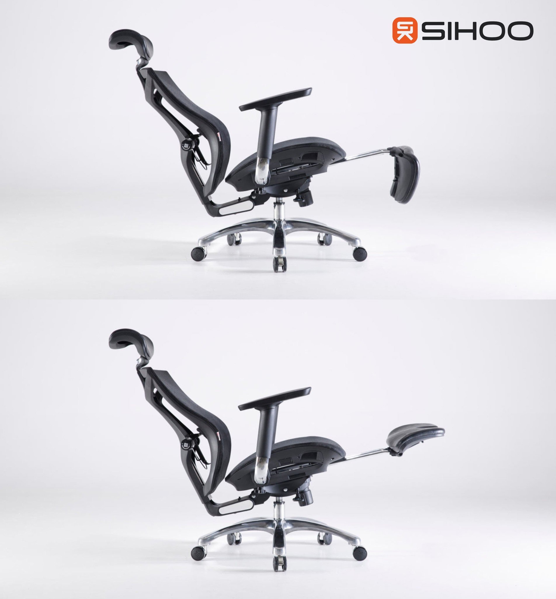 Sihoo V1 có thể gắn Gác chân tùy chọn lắp thêm với giá 600k