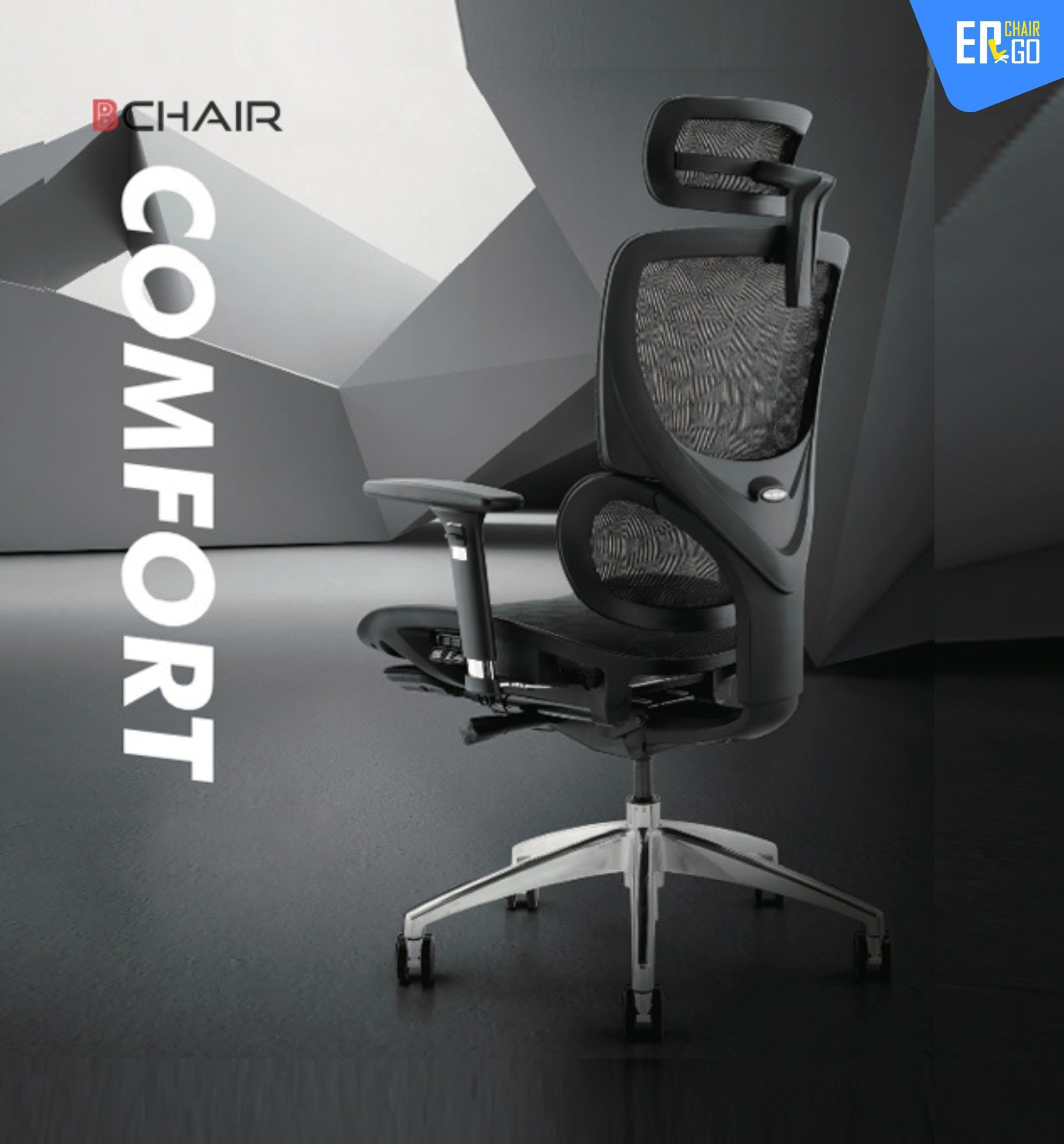 Ghế Công Thái Học BChair B-101AF-16L (có sẵn gác chân)