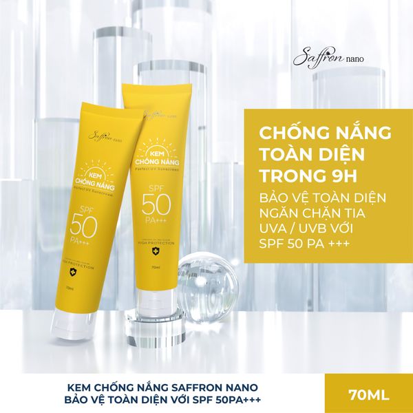 Tại Sao Phải Dùng Kem Chống Nắng Saffron Nano