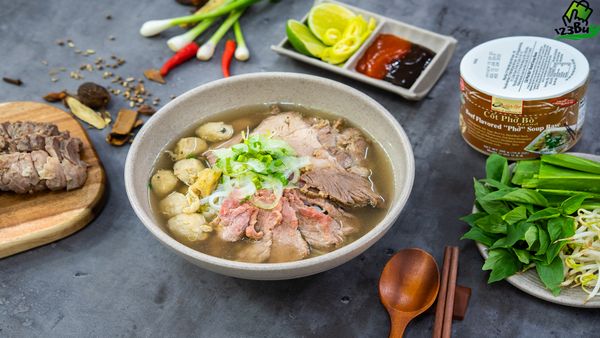 Tự Nấu Phở Bò Thơm Ngon Với Cốt Phở Bò Quốc Việt Foods