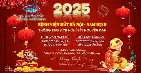 Thông báo lịch nghỉ tết nguyên đán Ất Tỵ 2025
