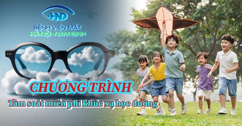 Chương trình khám sàng lọc tật khúc xạ miễn phí - 