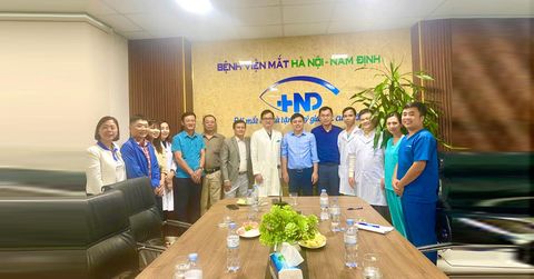 Hợp tác hỗ trợ chuyên môn giữa bệnh viện đa khoa Nam Định và bệnh viện Mắt Hà Nội - Nam Định