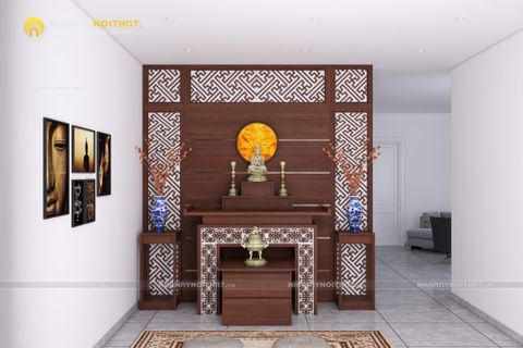 Phòng thờ hiện đại- Đi tìm thiết kế “đo ni đóng giày