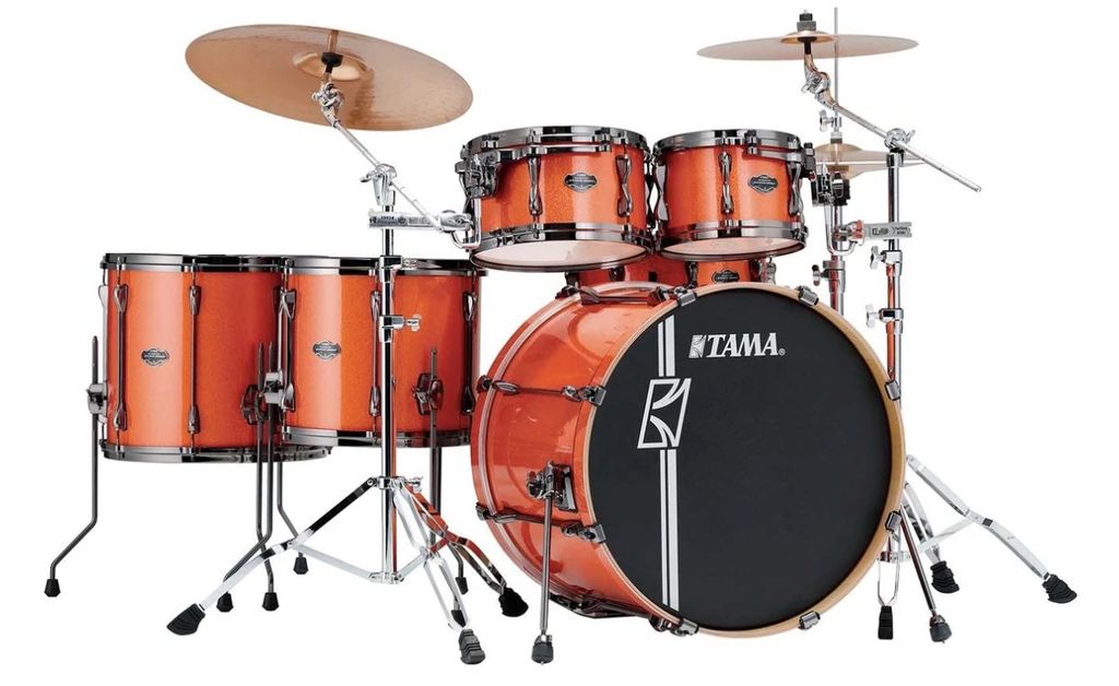 Trống Cơ TAMA MK62HZBNS-BOS, Bright Orange Sparkle