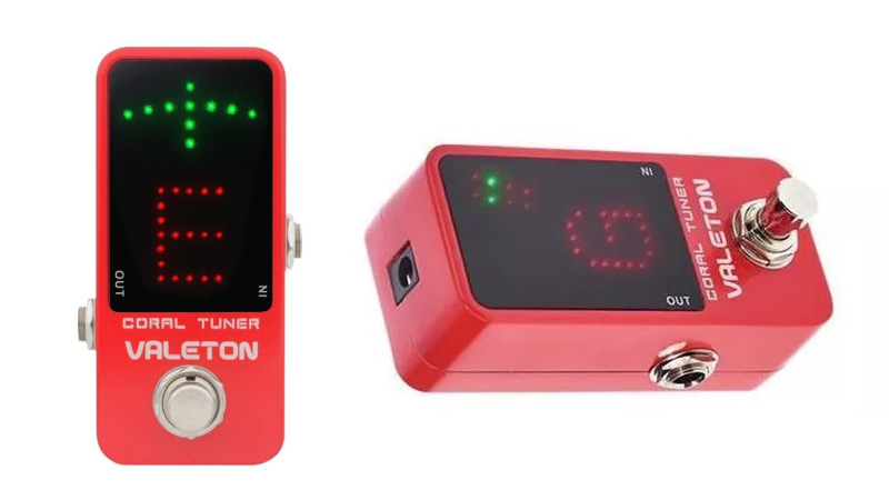 Pedal Tuner Valeton CTU-1 Coral