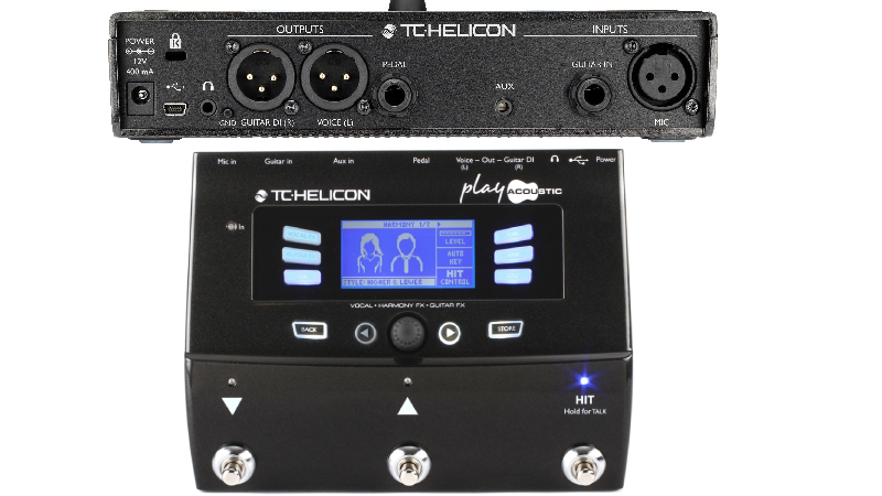 Pedal TC Helicon Play Acoustic Vocal Effects Processor