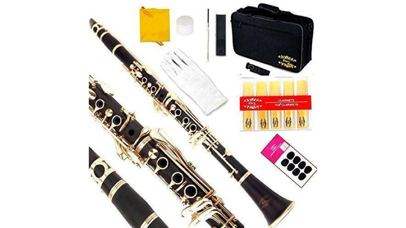 Kèn Clarinet Glory Black/Gold B Flat