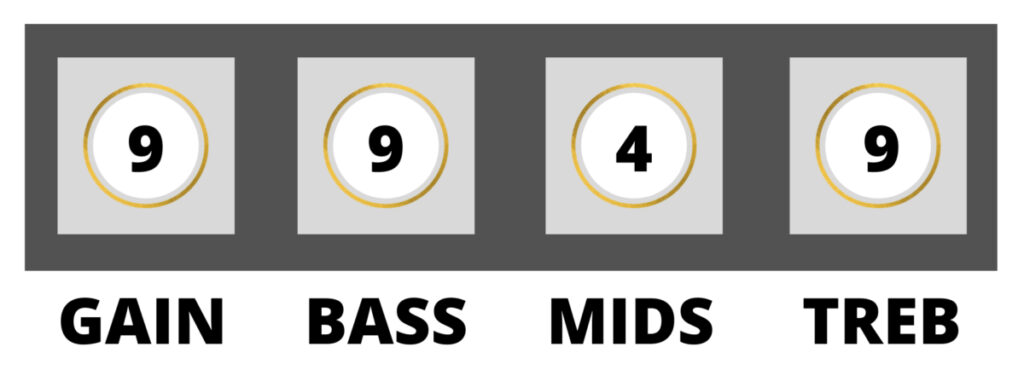 Enter Sandman by Metallica Amp Settings