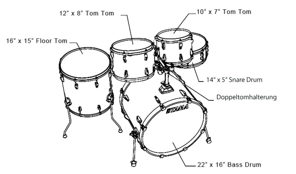 Trống Cơ TAMA RM52KH6C-WH, White