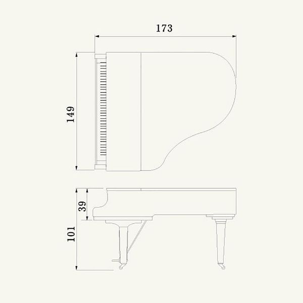 Grand Piano Yamaha C2X PE