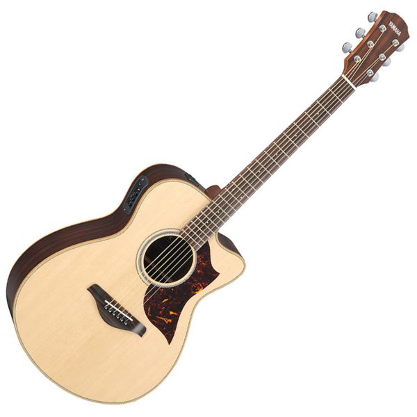 Đàn Guitar Yamaha AC1R thiết kế kiểu dáng concert, cùng với đó là mặt bên hông và lưng được sử dụng gỗ Rosewood