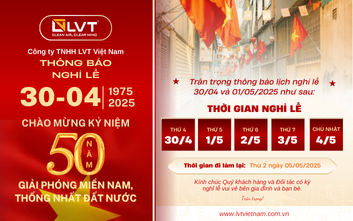LVT Thông Báo Lịch Nghỉ Lễ 30/4 - 1/5