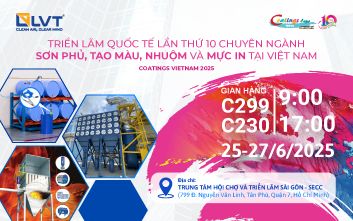 “Coating Vietnam 2025” - Chuyên Ngành Sơn Phủ, Tạo Màu, Nhuộm, Mực in