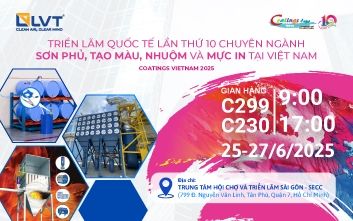 LVT Mang Giải Pháp Công Nghệ Toàn Diện Đến Coatings Vietnam 2025