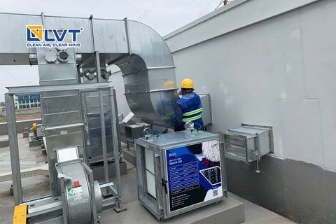 LVT Việt Nam lắp đặt máy xử lý mùi SAH