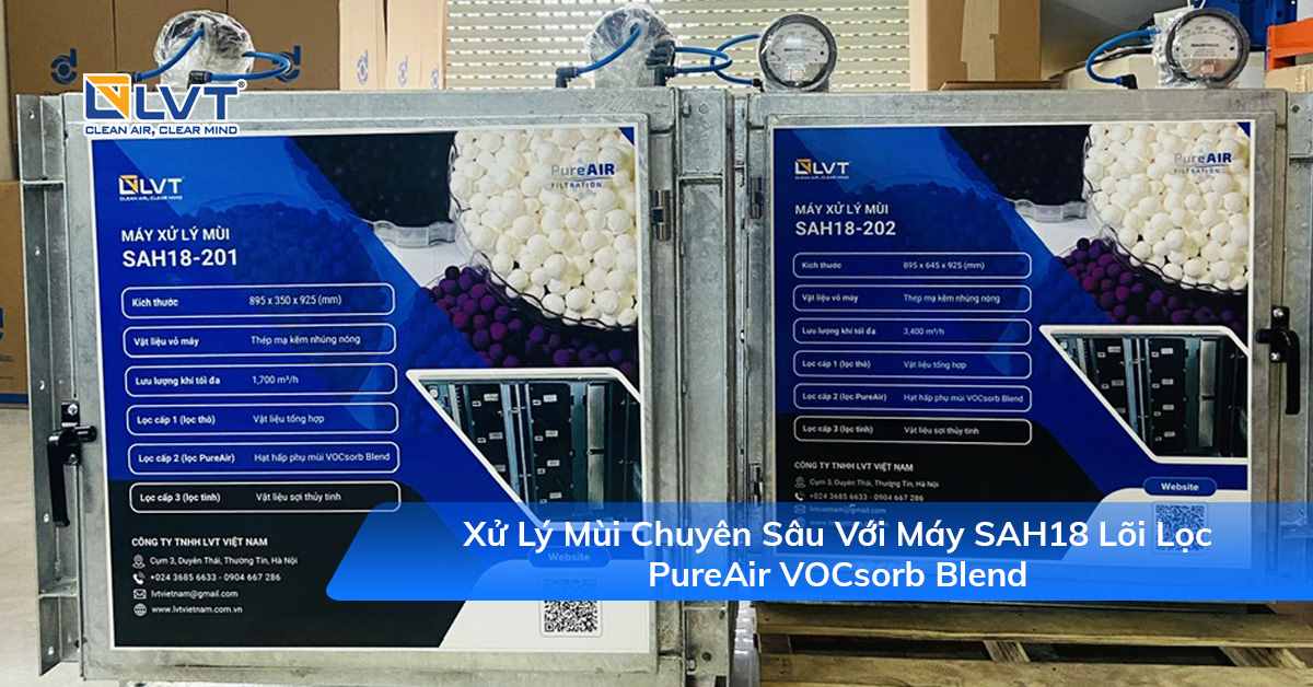 Máy xử lý mùi SAH18 của PureAir