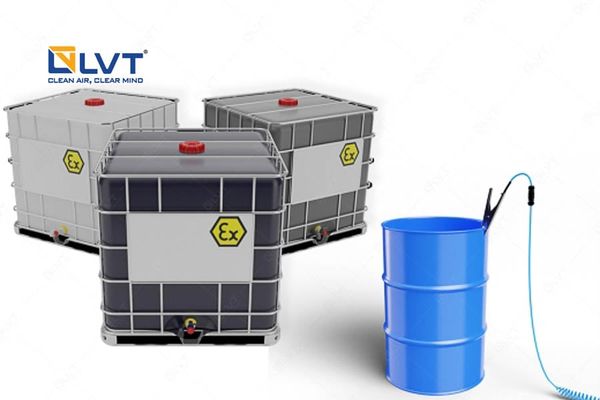 Xả tĩnh điện cho nhà máy hóa chất xăng dầu