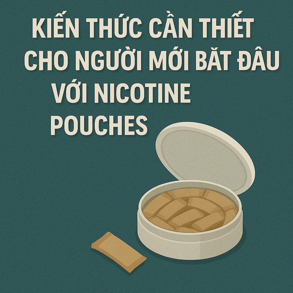 Kiến thức cần thiết cho người mới bắt đầu với nicotine pouches