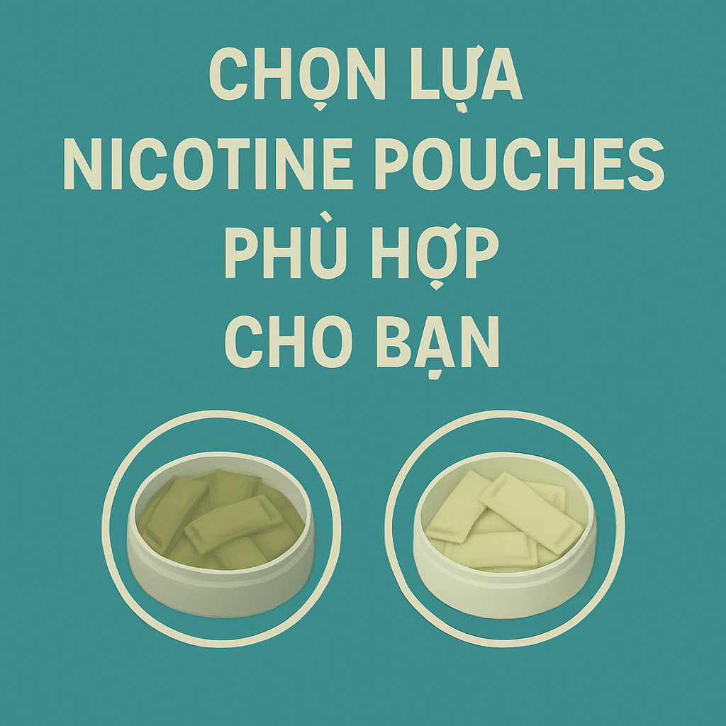 Chọn lựa nicotine pouches phù hợp cho bạn