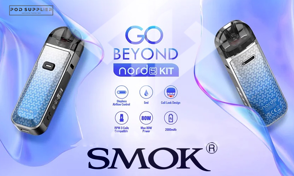 Khám phá siêu phẩm mới nhất của hãng Smok – Smok Nord 5 – Podsupplier