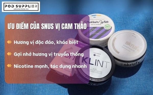 Lý do snus được ưa chuộng