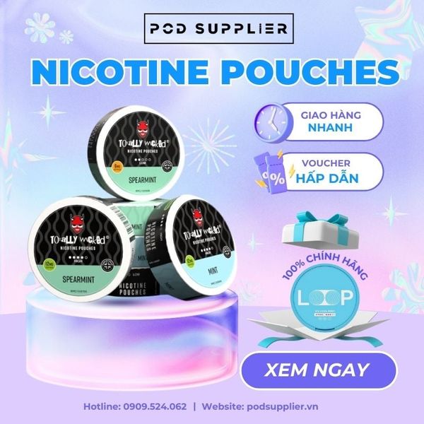 Mua túi ngậm nicotine ở Pod Supplier