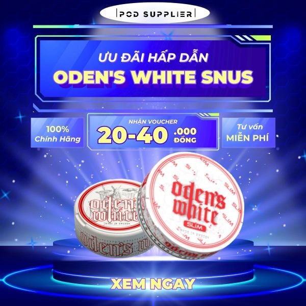 Mua ODEN'S White Snus tại Pod Supplier
