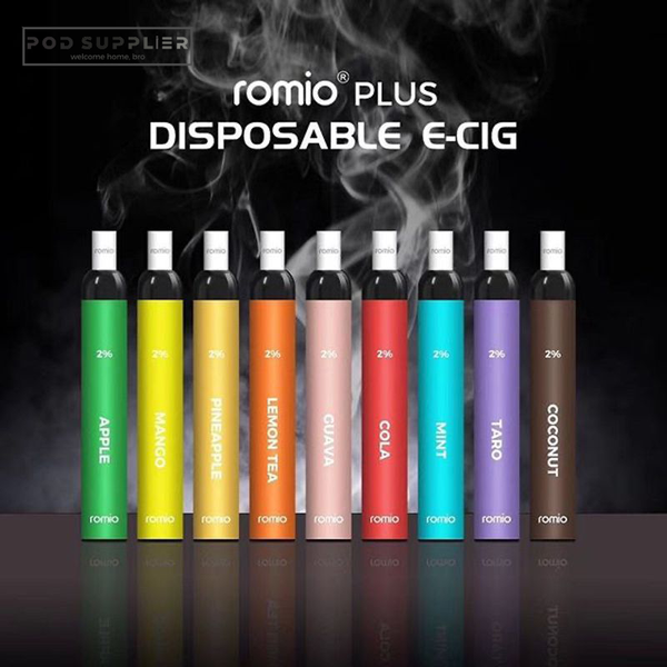 Romio Plus 600 Puffs – Pod lần giá rẻ không thể bỏ qua.