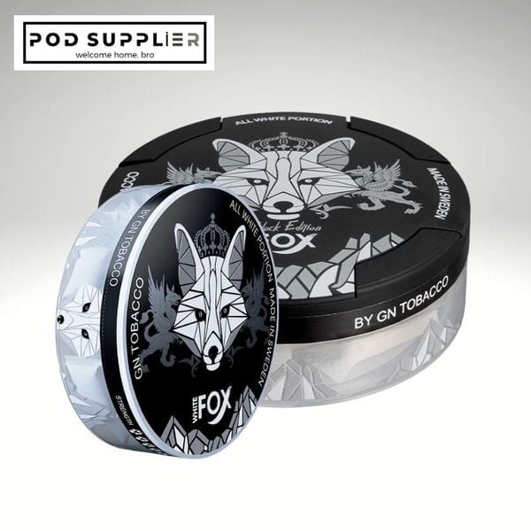 Túi ngậm nicotine WHITE FOX Black Edition