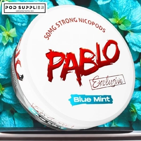 PABLO Exclusive Blue Mint (Bạc Hà Lạnh) Slim Max Strong 30mg