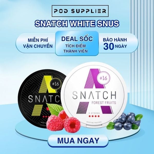 Top sản phẩm Snatch White Snus tại Pod Supplier