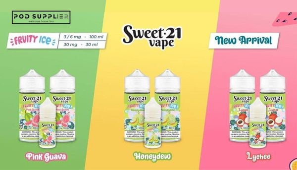 Sweet 21 juice với 3 mùi cực hot