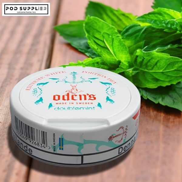 ODEN'S Extreme Double Mint White Dry Slim Strong 17.6mg