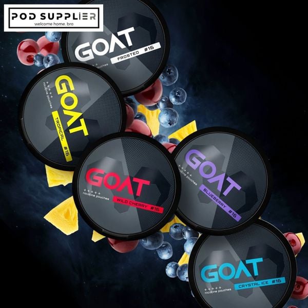 Tổng quan về sản phẩm GOAT nicotine pouches