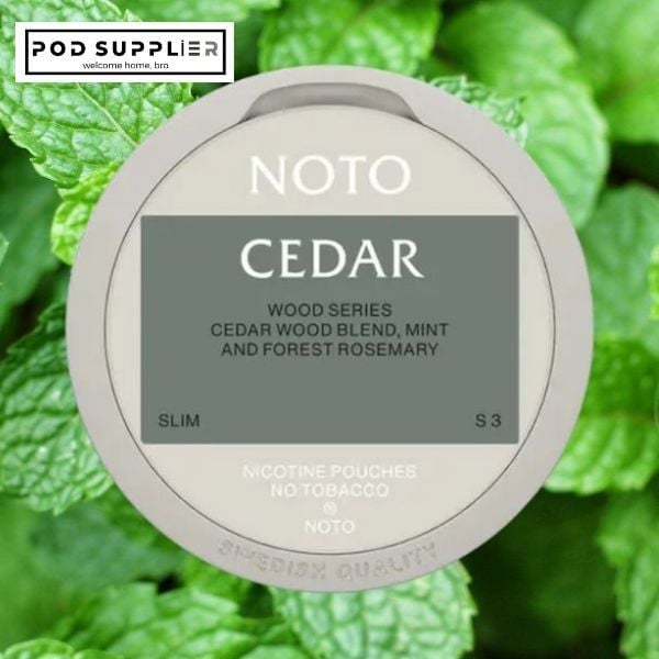 Túi Ngậm Nicotine Noto hương tuyết tùng hương thảo rừng bạc hà